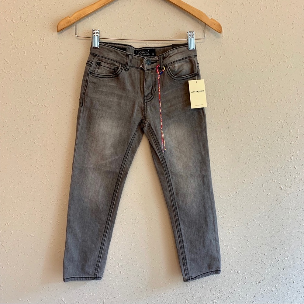 Lucky Brand Girls Grey Skinny Jeans/Sz:6X/NWT